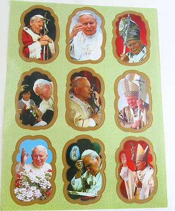 STK0011 John Paul II Catholic Sticker