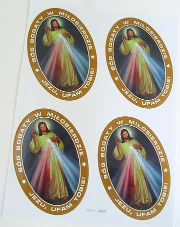 STK0014 Jesus Divine Mercy Catholic Sticker