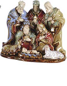 Ceramic Nativity Figurine